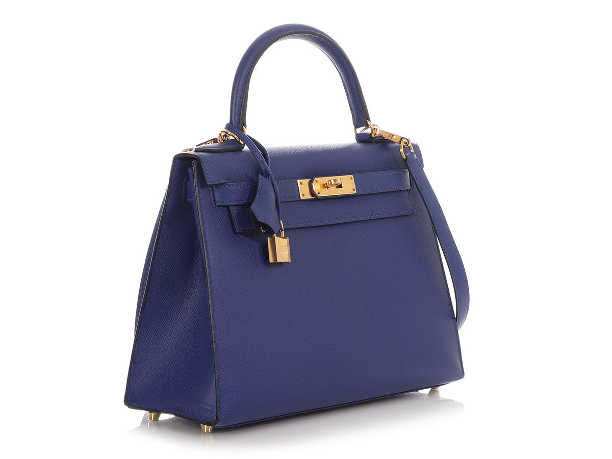 Hermès Bleu Electrique Epsom Kelly 28 - Image 5