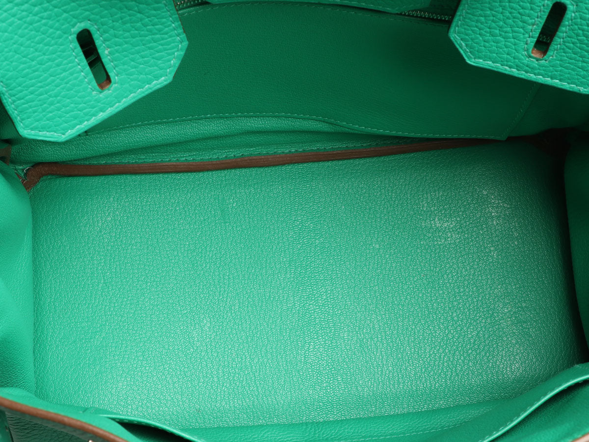 Hermès Menthe Clémence Birkin 30 - Image 10