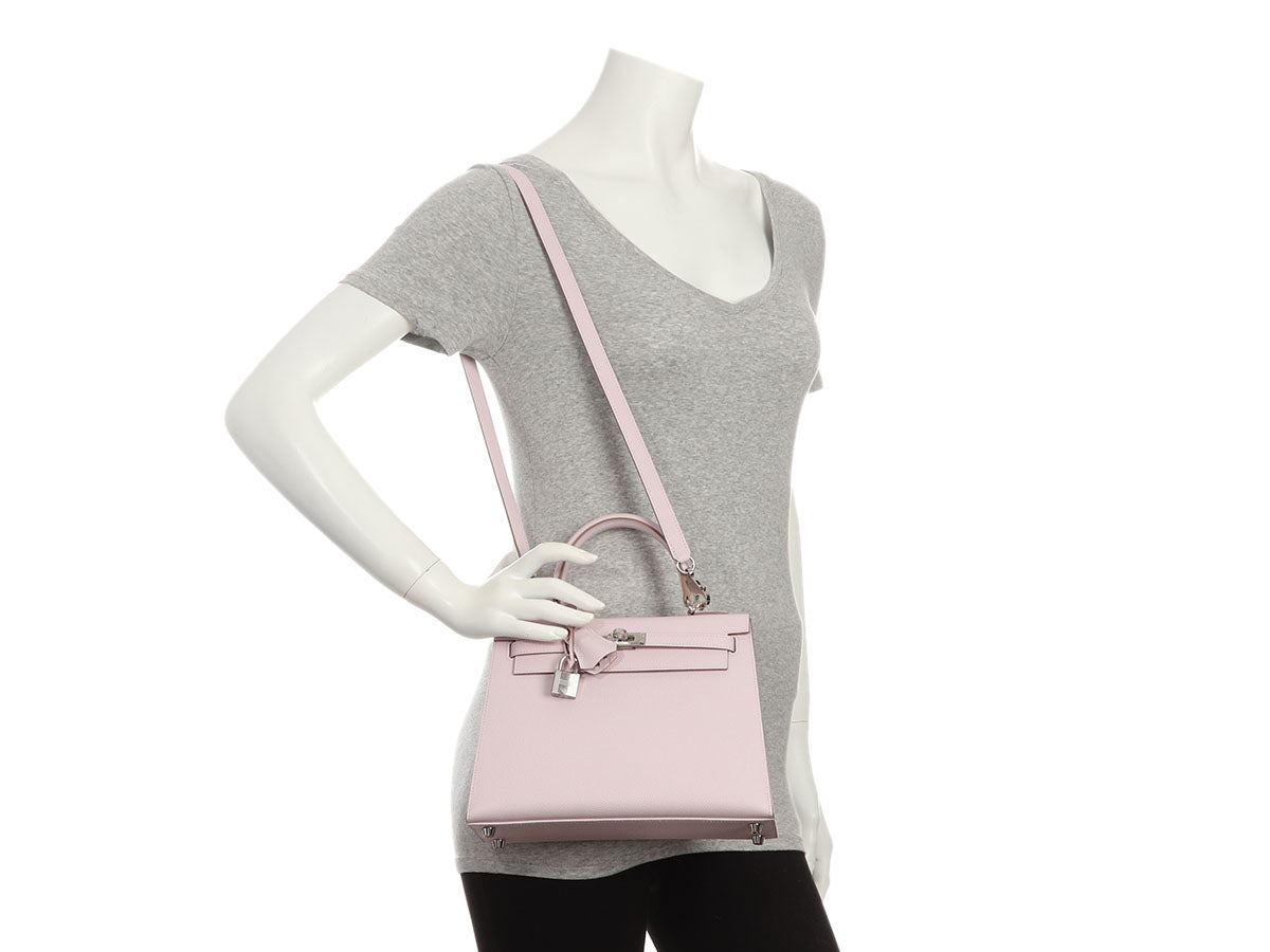 Hermès Mauve Pâle Epsom Kelly 25 - Image 12