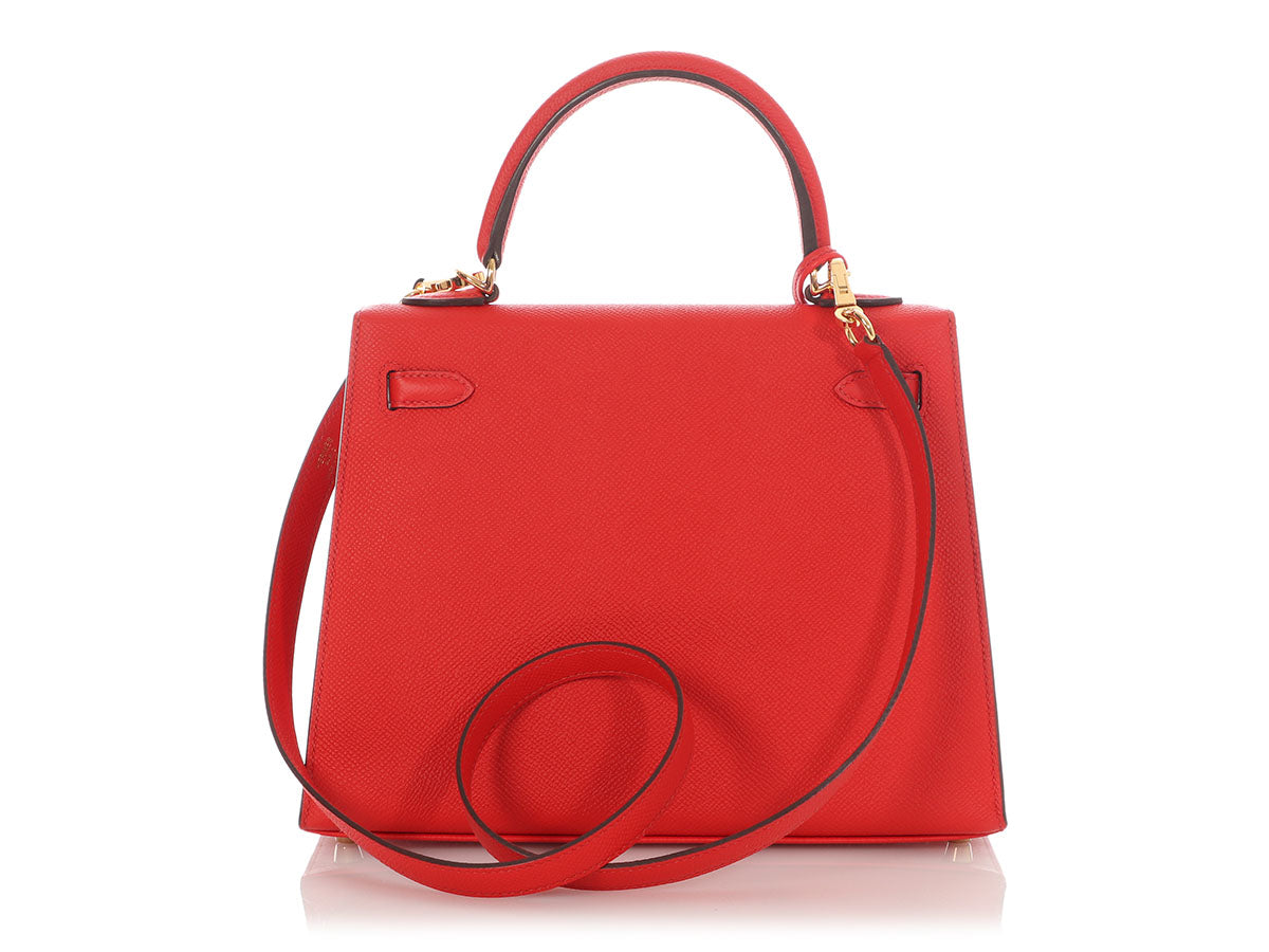 Hermès Rouge de Coeur Epsom Kelly 25 - Image 4