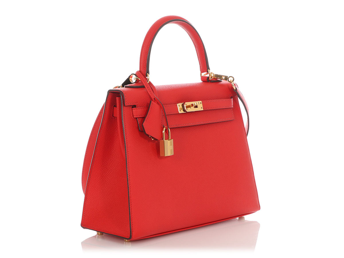 Hermès Rouge de Coeur Epsom Kelly 25 - Image 5