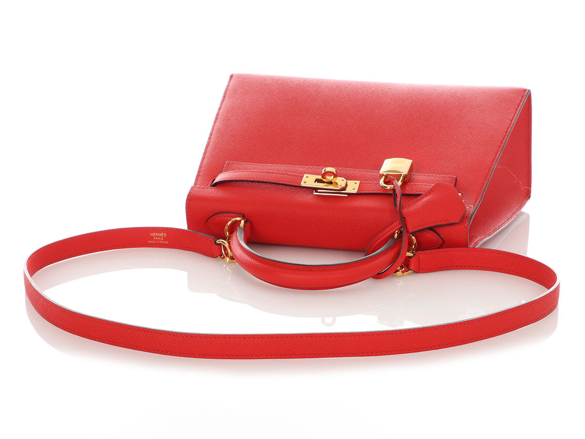 Hermès Rouge de Coeur Epsom Kelly 25 - Image 7