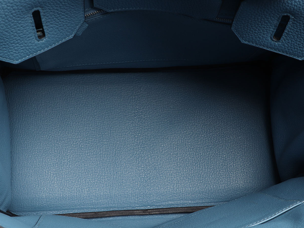 Hermès Bleu Azur Togo Birkin 30 - Image 10