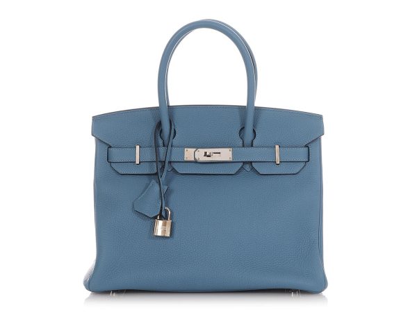 Hermès Bleu Azur Togo Birkin 30