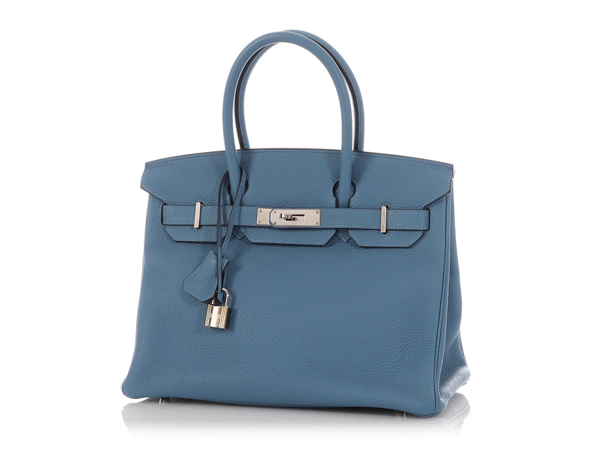 Hermès Bleu Azur Togo Birkin 30 - Image 2