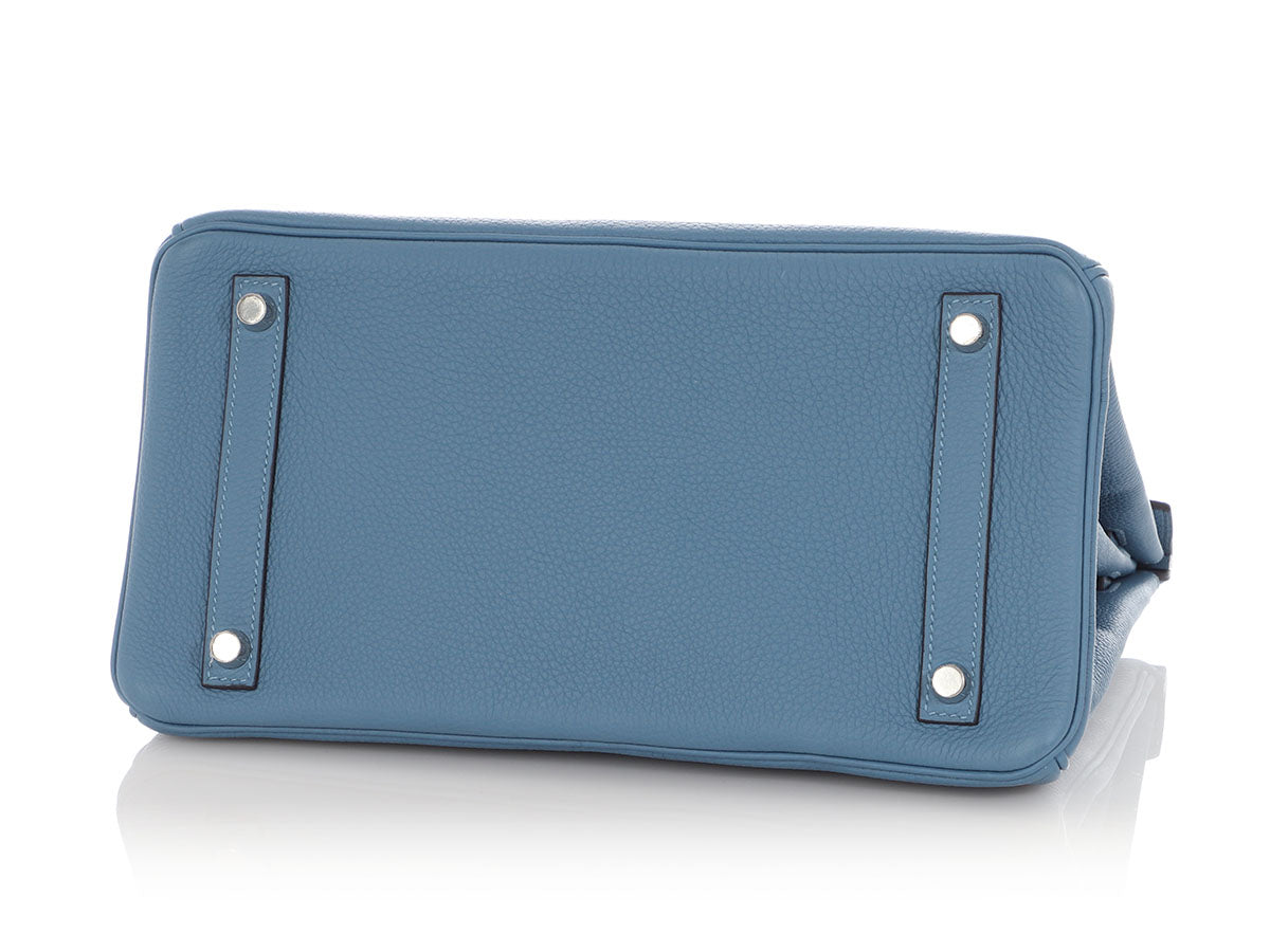 Hermès Bleu Azur Togo Birkin 30 - Image 6