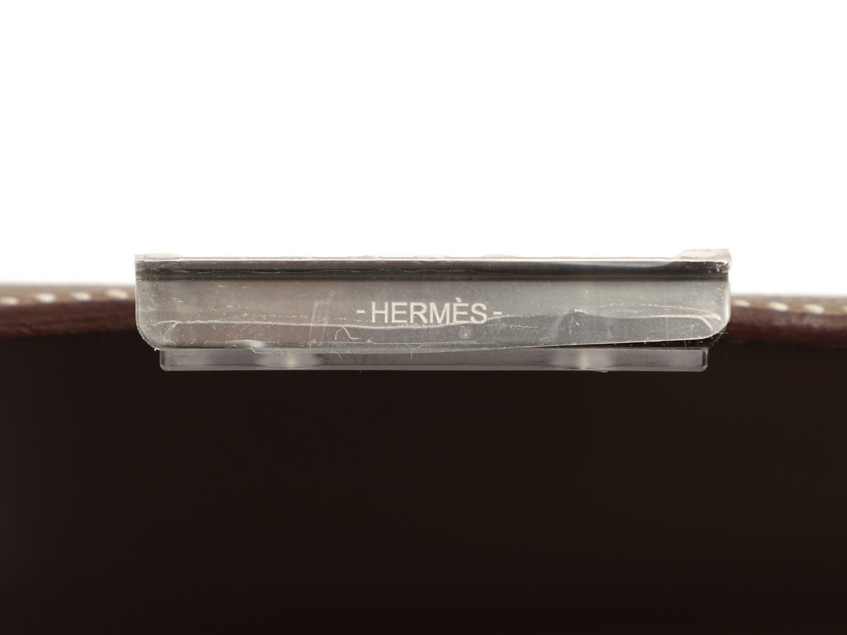 Hermès Etoupe Epsom Constance Mirror 18 - Image 9