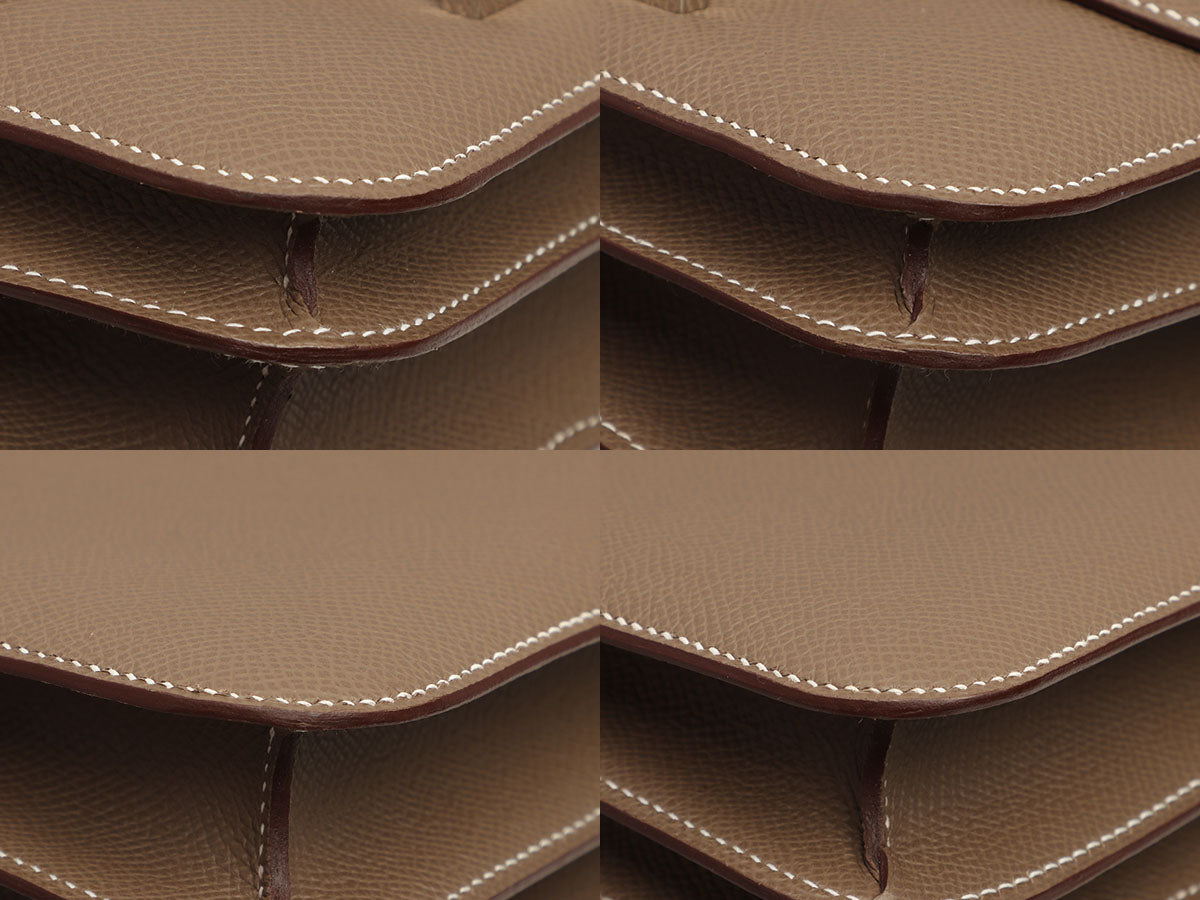 Hermès Etoupe Epsom Constance Mirror 18 - Image 10