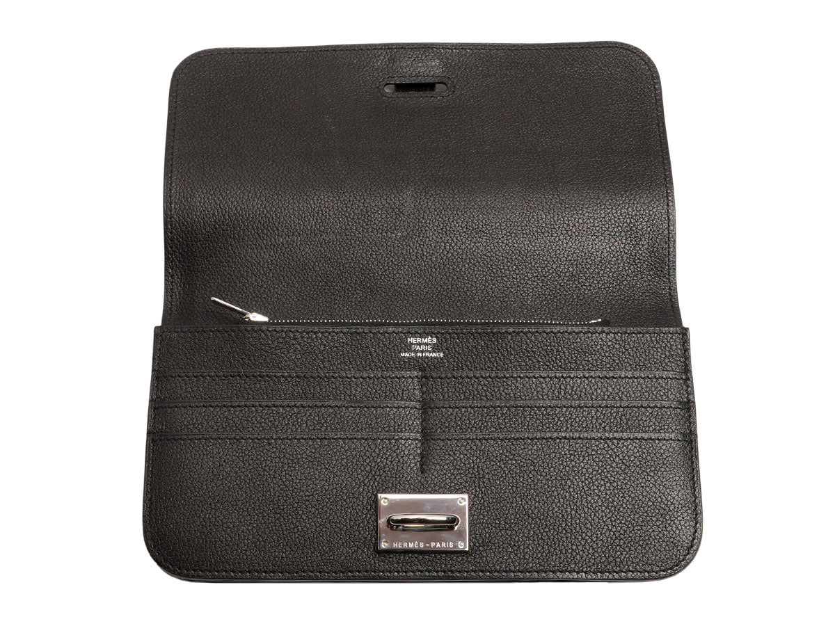 Hermès Black Evercolor Sac Chaîne d'Ancre Shoulder Bag - Image 8