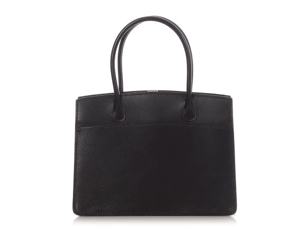 Hermès Black Box Calfskin White Bus TPM