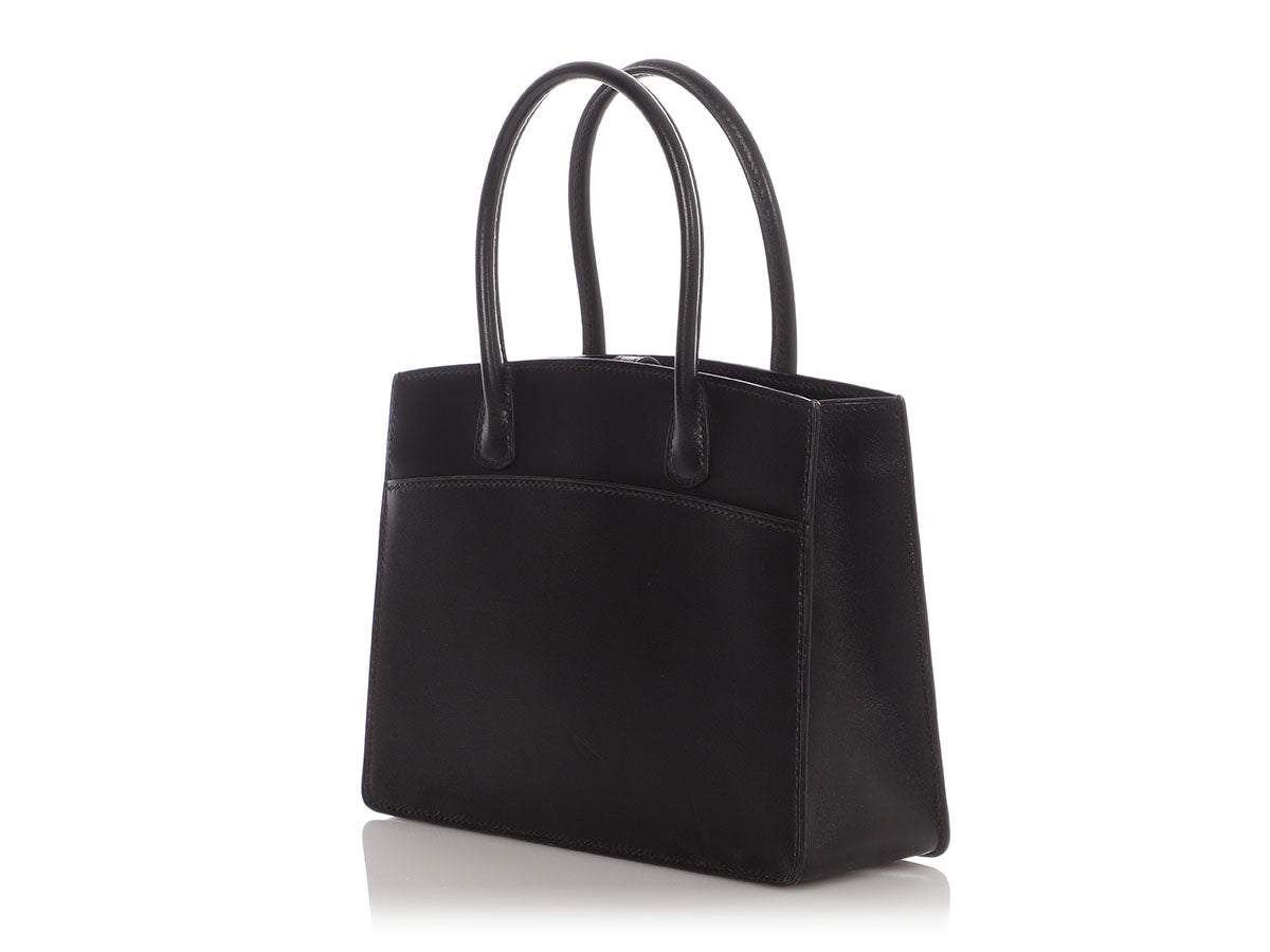 Hermès Black Box Calfskin White Bus TPM - Image 3