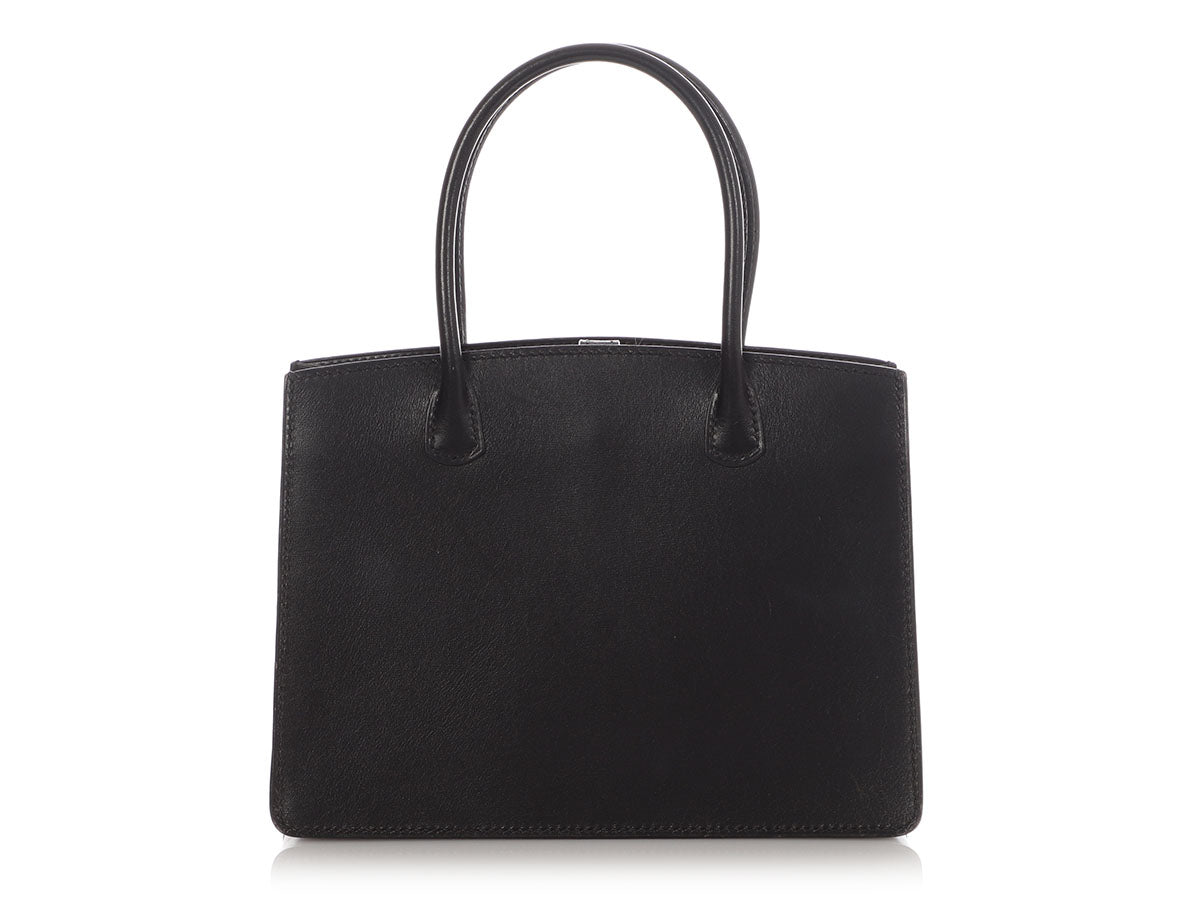 Hermès Black Box Calfskin White Bus TPM - Image 4