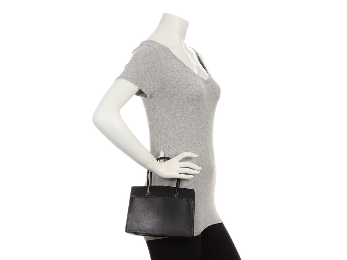 Hermès Black Box Calfskin White Bus TPM - Image 10