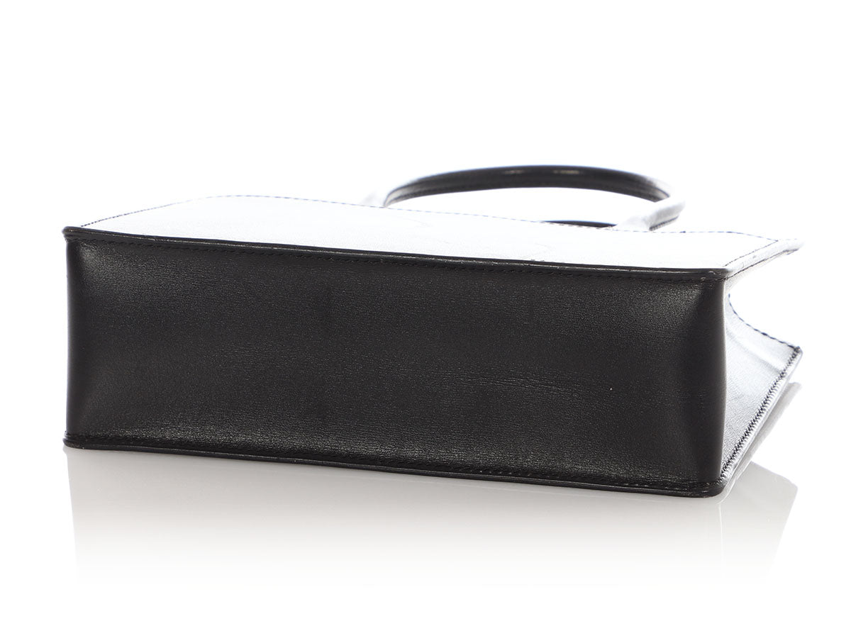 Hermès Black Box Calfskin White Bus TPM - Image 6