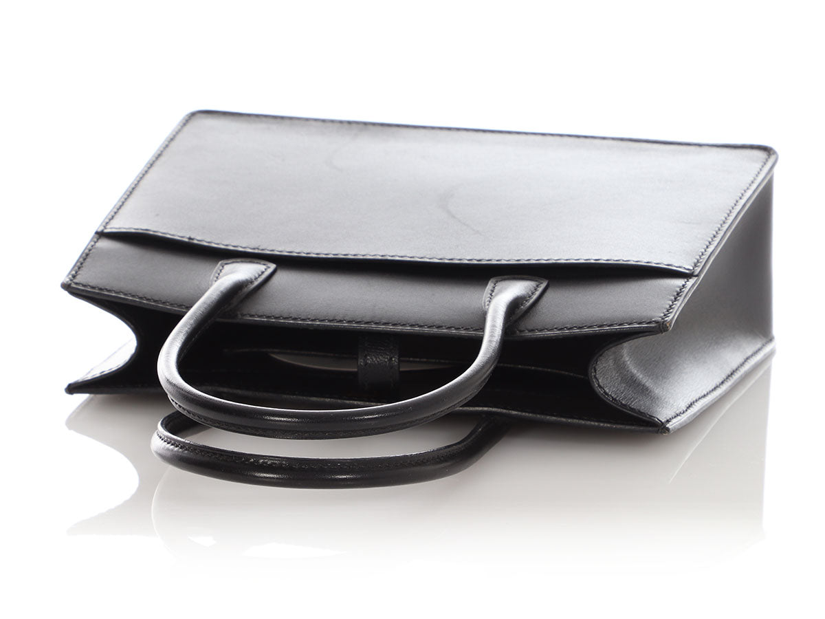 Hermès Black Box Calfskin White Bus TPM - Image 7