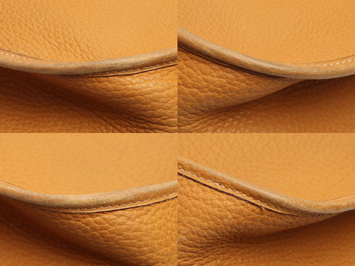 Hermès Vintage Gold Ardennes Evelyne GM - Image 9