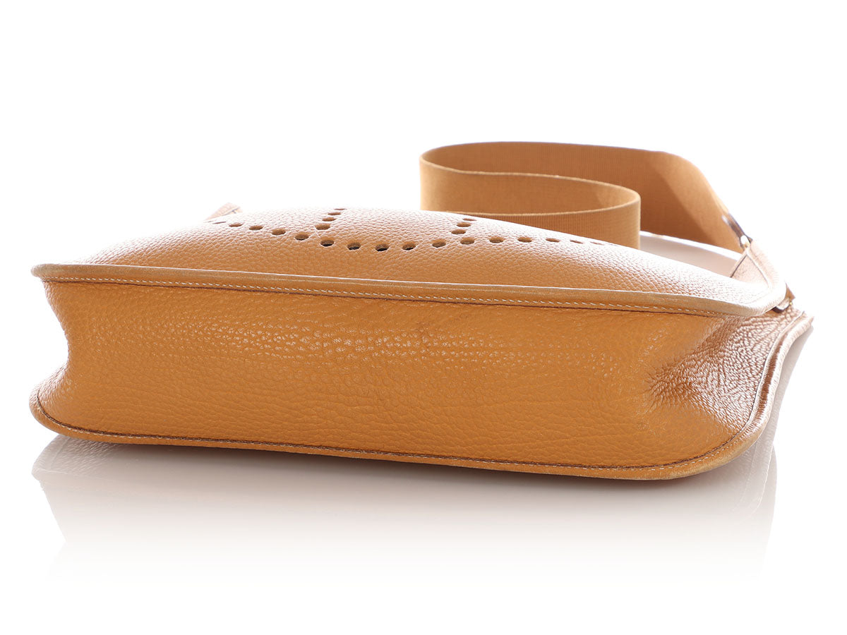 Hermès Vintage Gold Ardennes Evelyne GM - Image 6