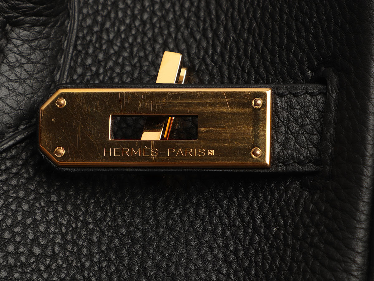 Hermès Black Togo Birkin 30 - Image 9