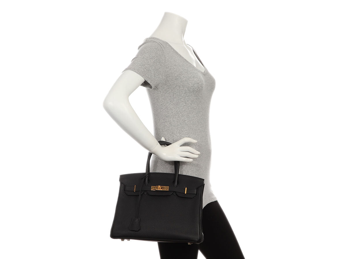 Hermès Black Togo Birkin 30 - Image 11