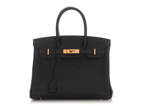 Hermès Black Togo Birkin 30