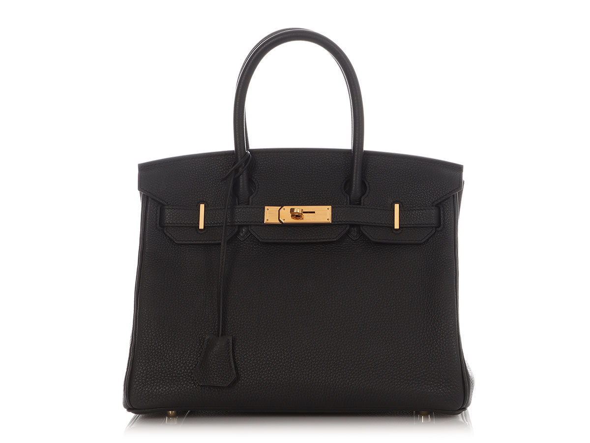 Hermès Black Togo Birkin 30
