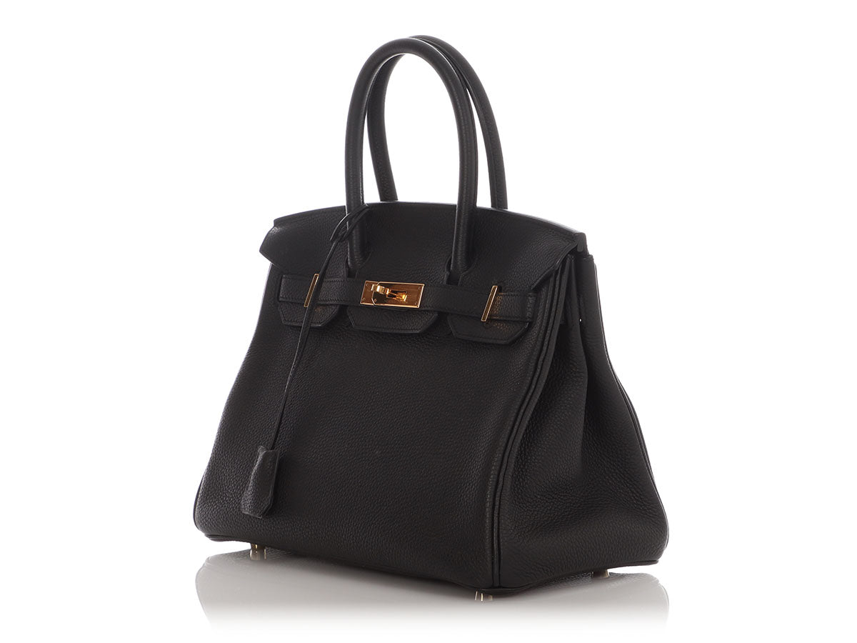 Hermès Black Togo Birkin 30 - Image 3