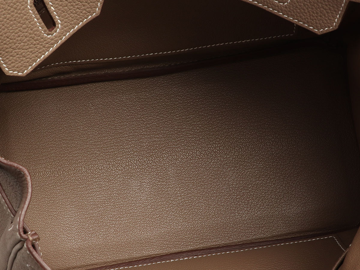 Hermès Etoupe Togo Birkin 25 - Image 10