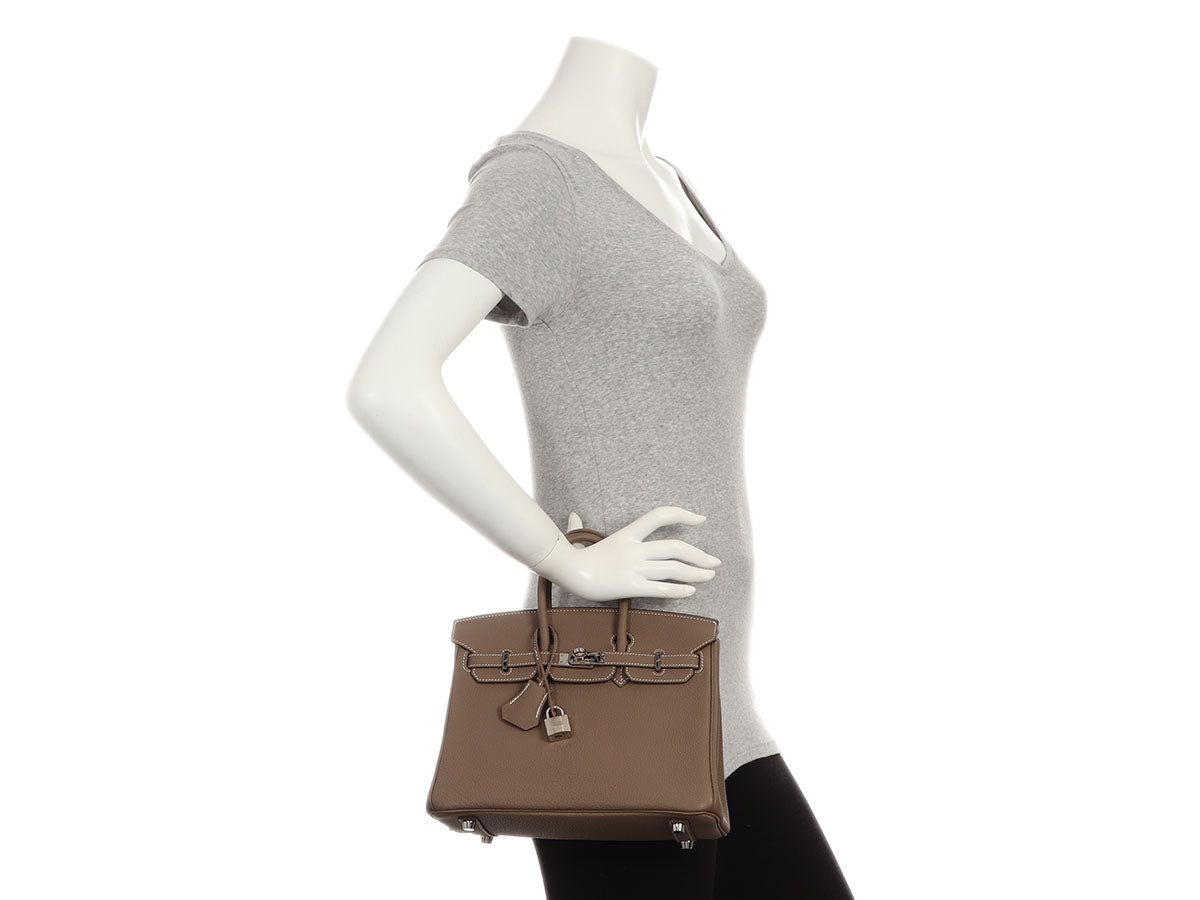 Hermès Etoupe Togo Birkin 25 - Image 11