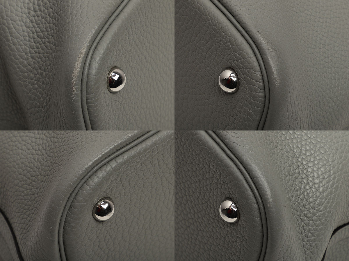 Hermès Gris Mouette Clémence Bolide 35 - Image 9