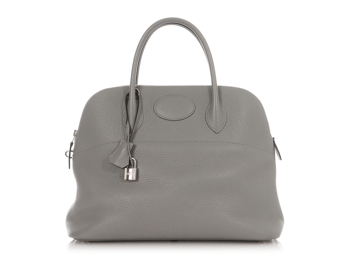 Hermès Gris Mouette Clémence Bolide 35