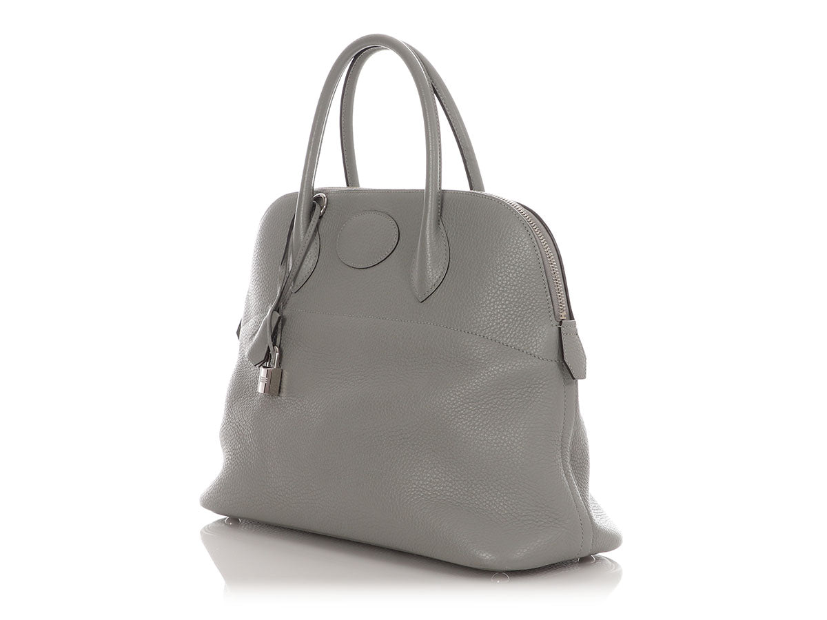 Hermès Gris Mouette Clémence Bolide 35 - Image 3