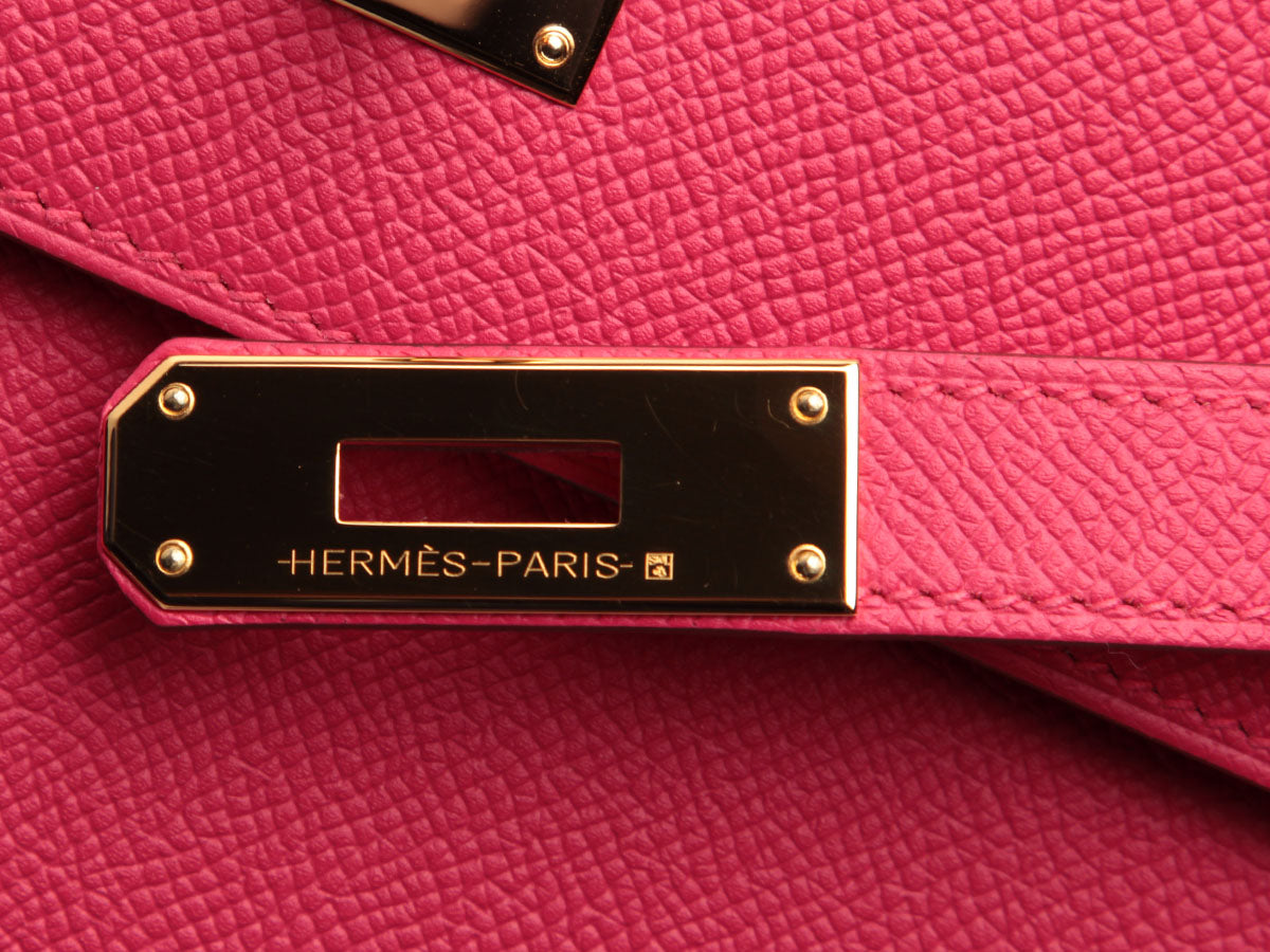 Hermès Rose Extrême Epsom Kelly 28 - Image 9