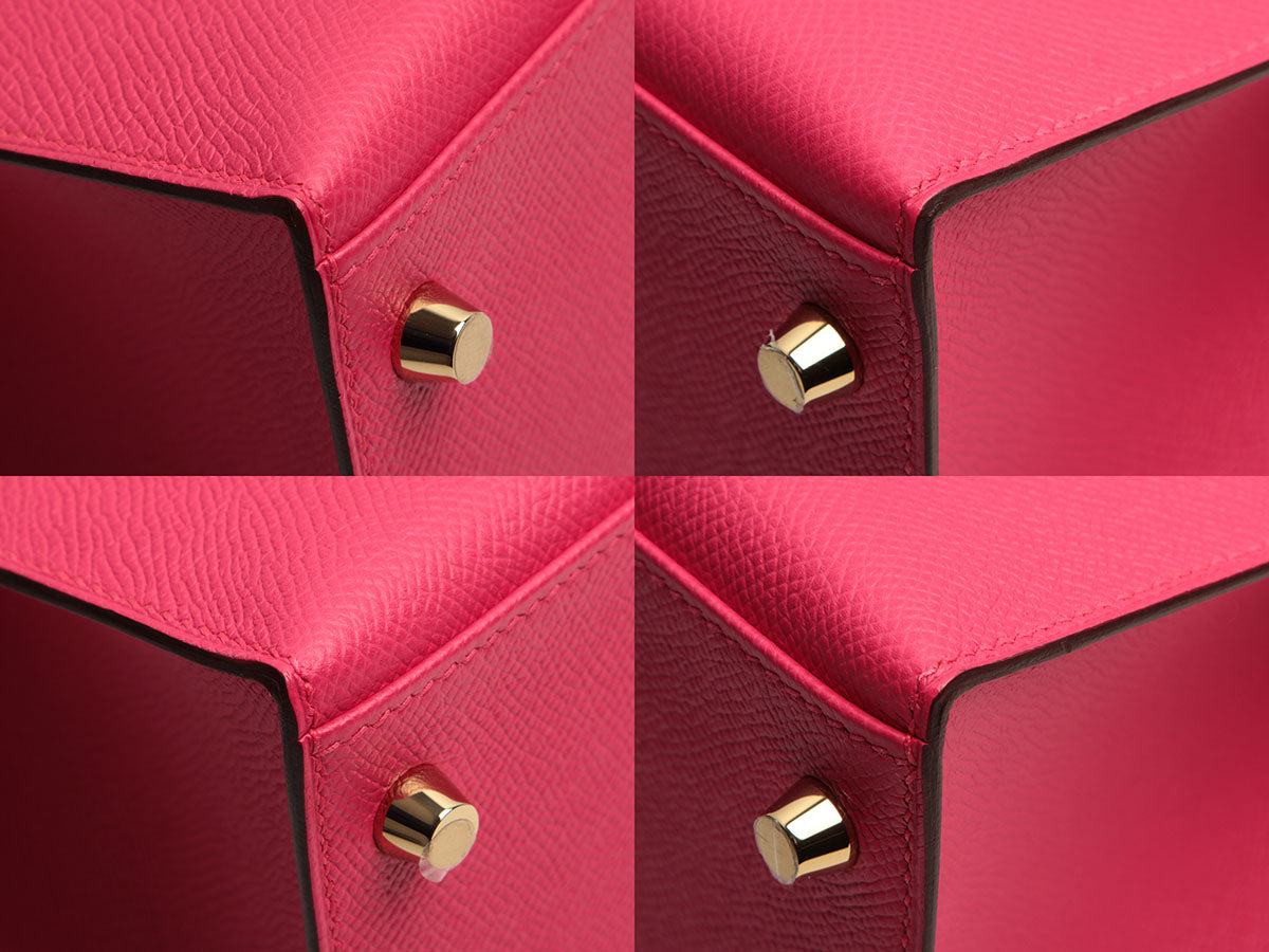 Hermès Rose Extrême Epsom Kelly 28 - Image 10