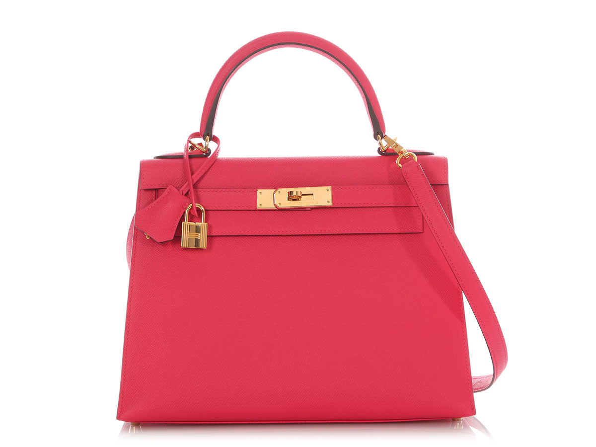 Hermès Rose Extrême Epsom Kelly 28