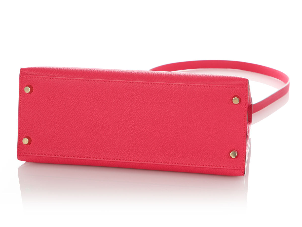 Hermès Rose Extrême Epsom Kelly 28 - Image 6