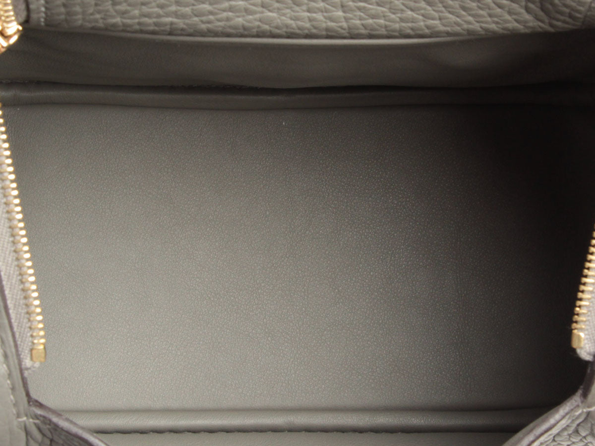 Hermès Mini Gris Meyer Clémence Lindy 20 - Image 10