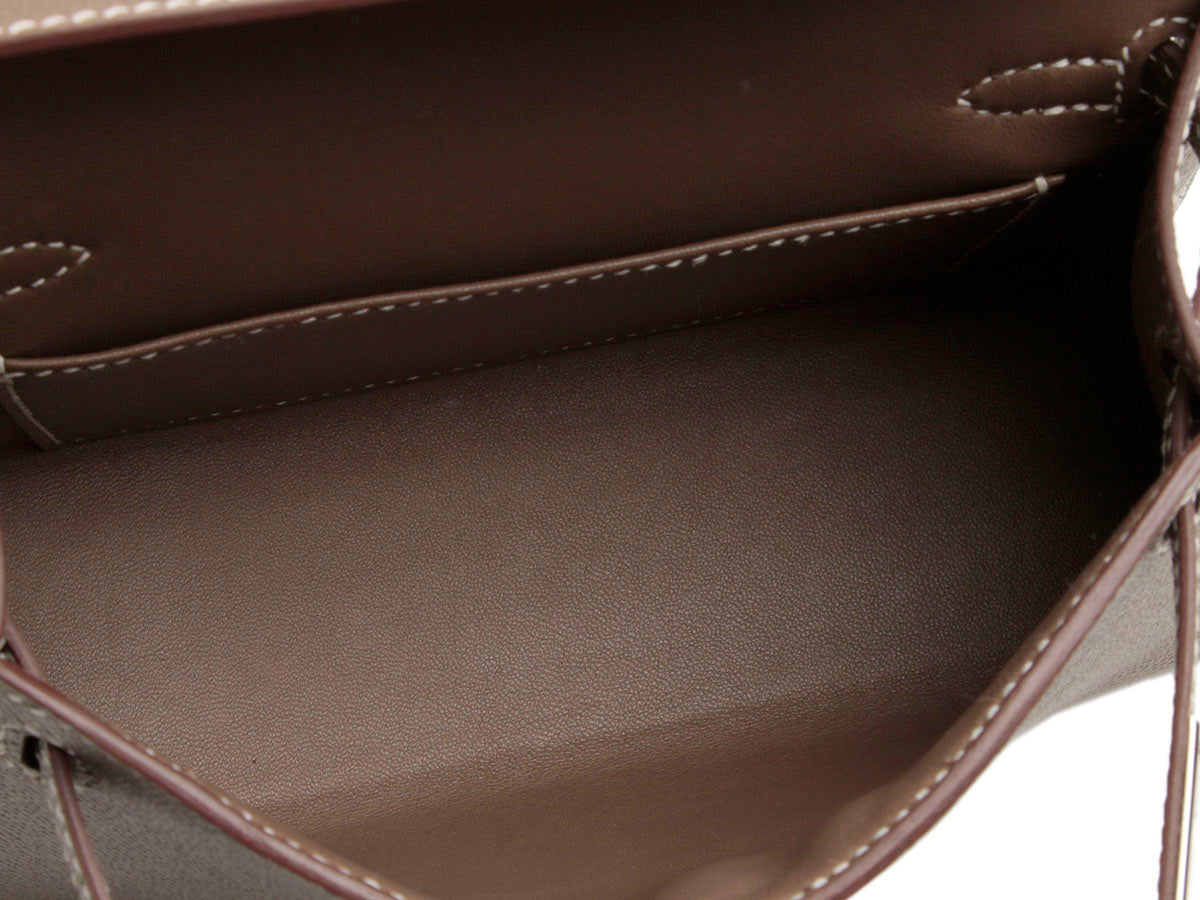Hermès Mini Etoupe Epsom Kelly 20 - Image 8