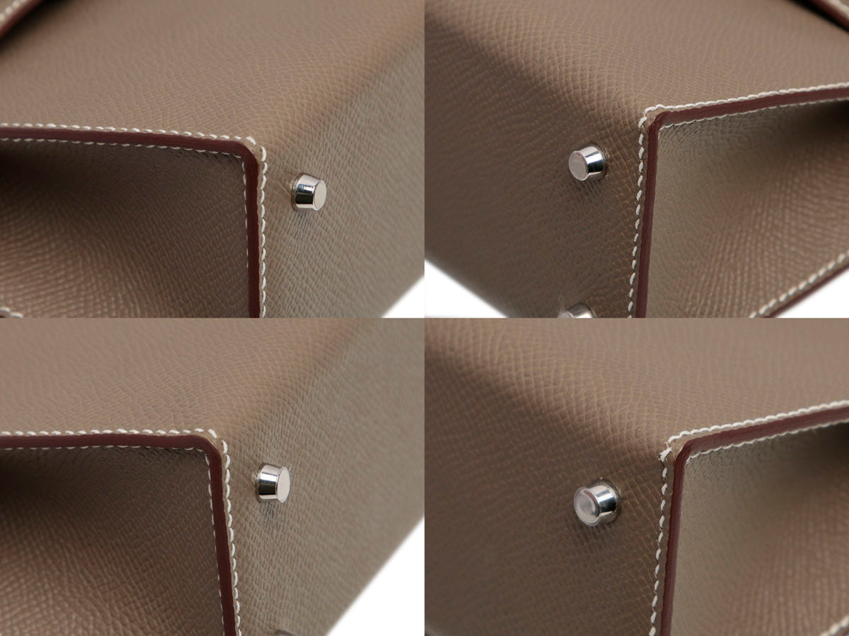 Hermès Mini Etoupe Epsom Kelly 20 - Image 10