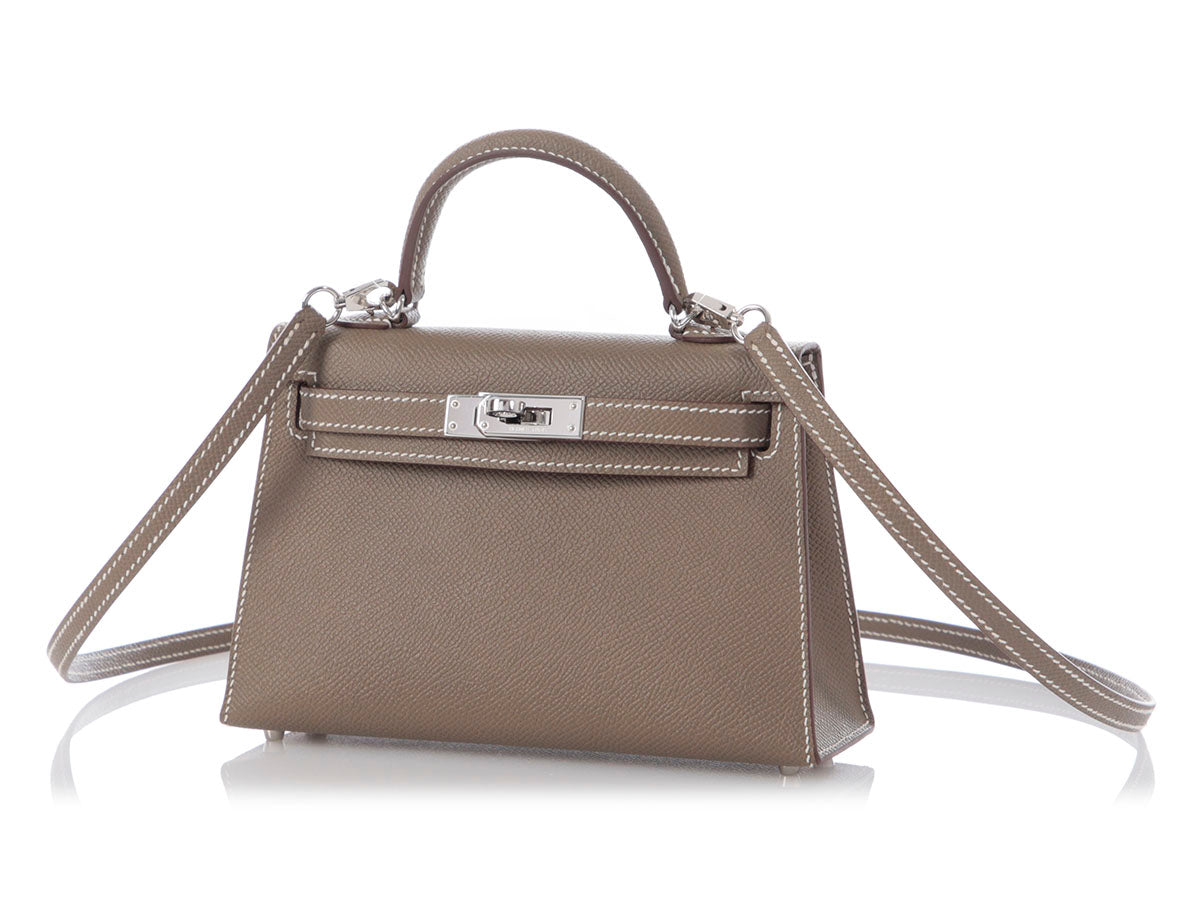 Hermès Mini Etoupe Epsom Kelly 20 - Image 2