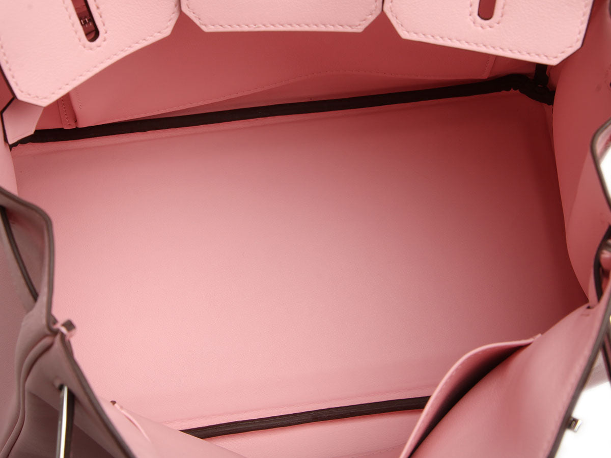 Hermès Rose Sakura Birkin 25 - Image 10