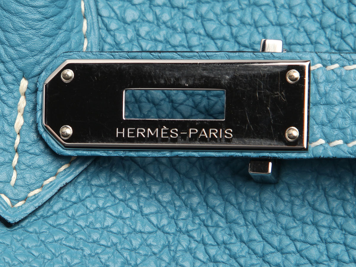 Hermès Blue Jean Togo Birkin 35 - Image 9