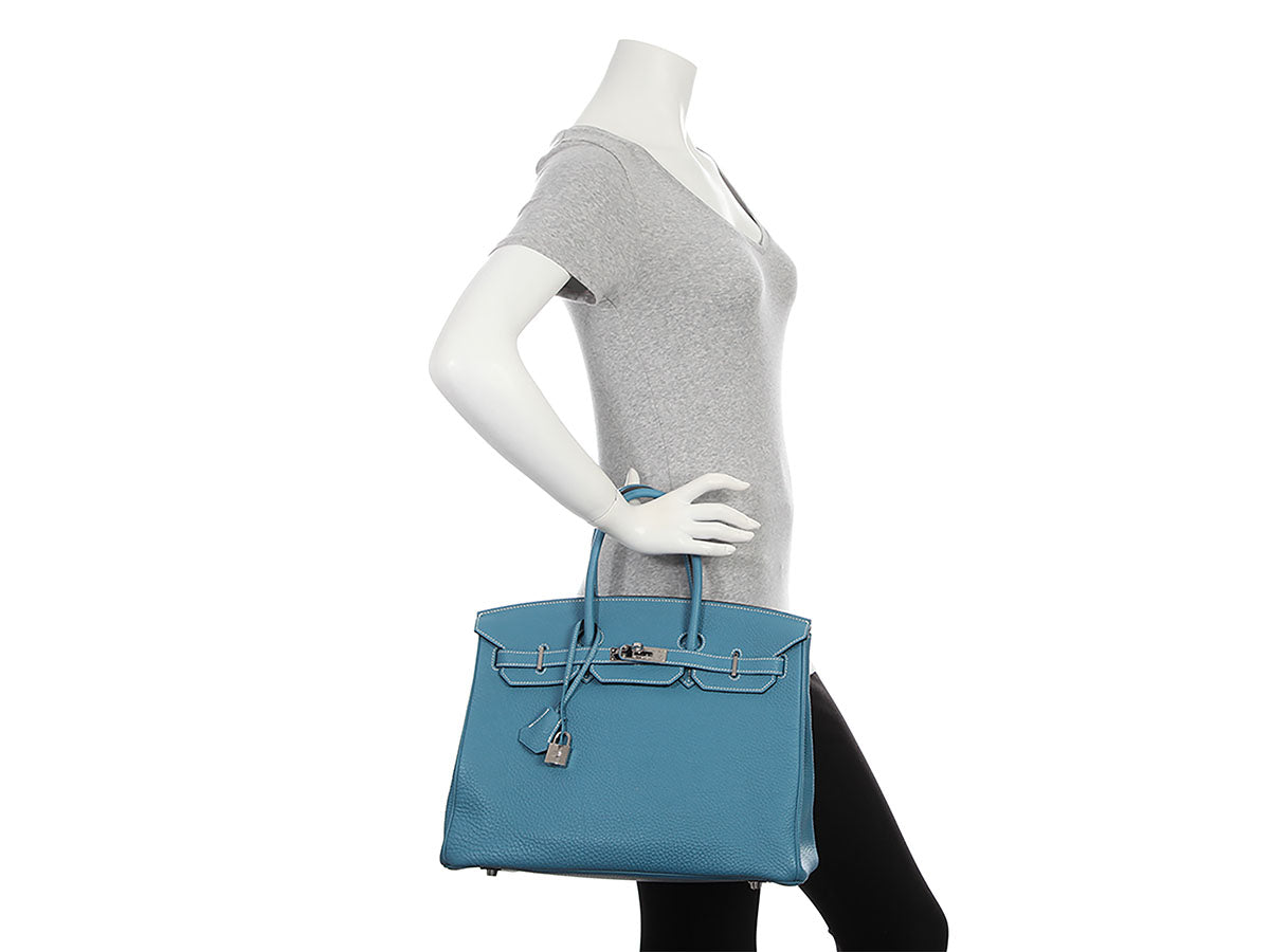 Hermès Blue Jean Togo Birkin 35 - Image 11