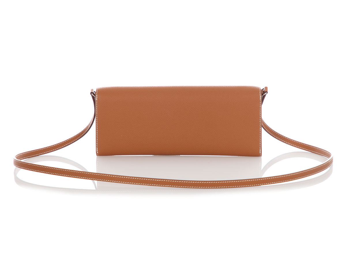 Hermès Gold Epsom Chaîne d'Ancre Wallet To Go - Image 5