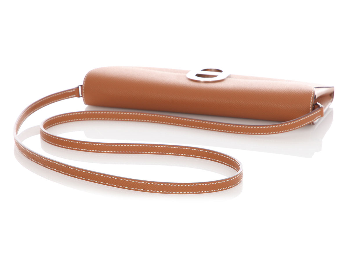 Hermès Gold Epsom Chaîne d'Ancre Wallet To Go - Image 8