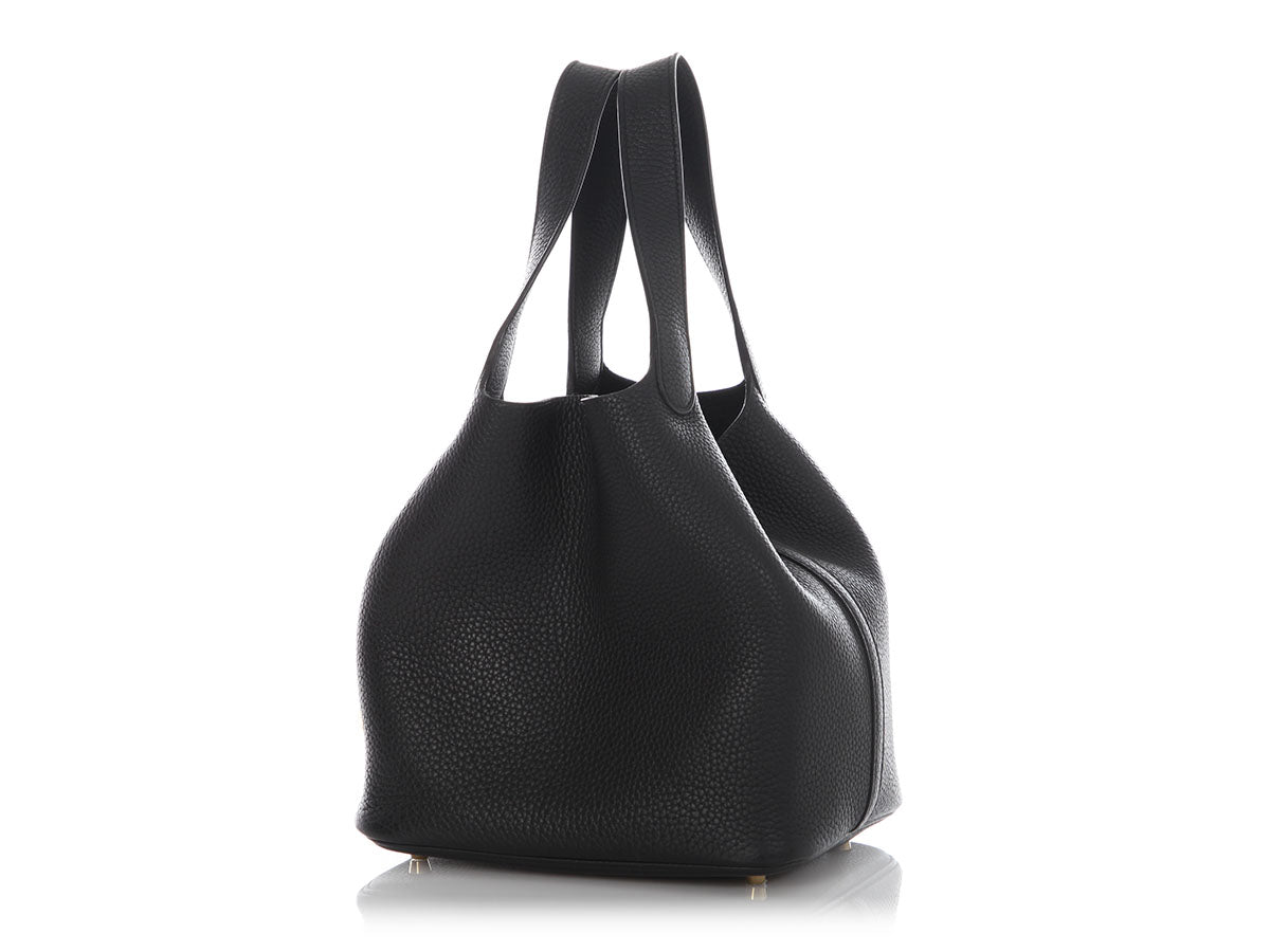 Hermès Black Clémence Picotin Lock 22 - Image 2