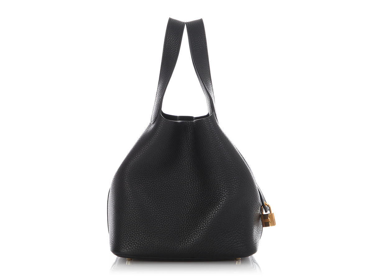 Hermès Black Clémence Picotin Lock 22 - Image 4