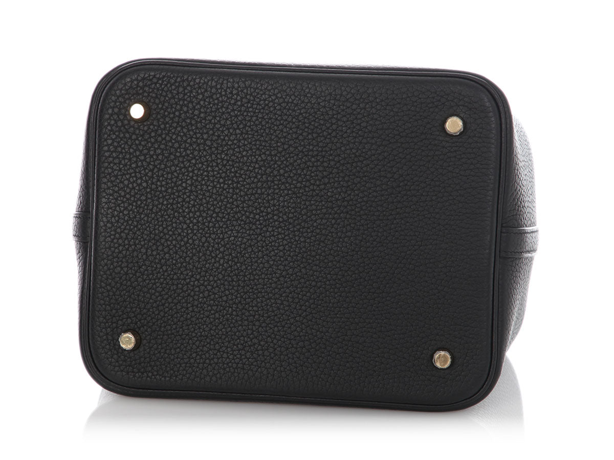 Hermès Black Clémence Picotin Lock 22 - Image 6