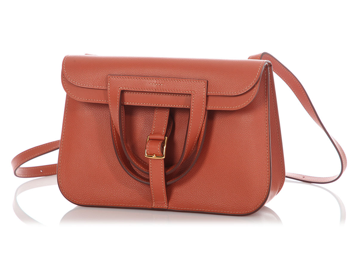 Hermès Blush Evercolor Halzan 25 - Image 2