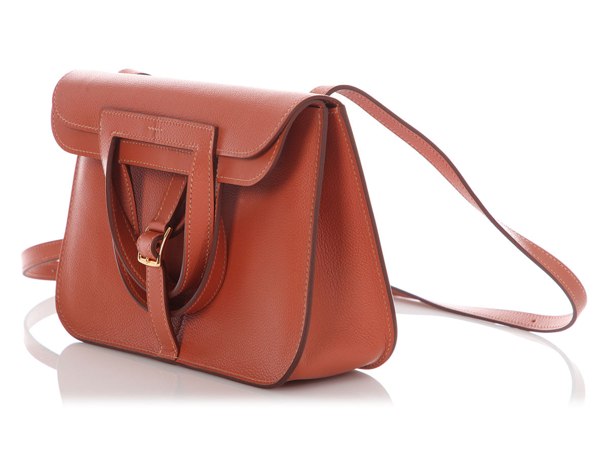 Hermès Blush Evercolor Halzan 25 - Image 3