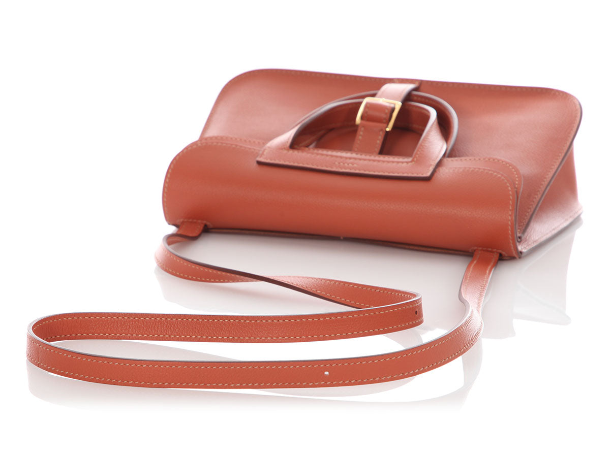 Hermès Blush Evercolor Halzan 25 - Image 7